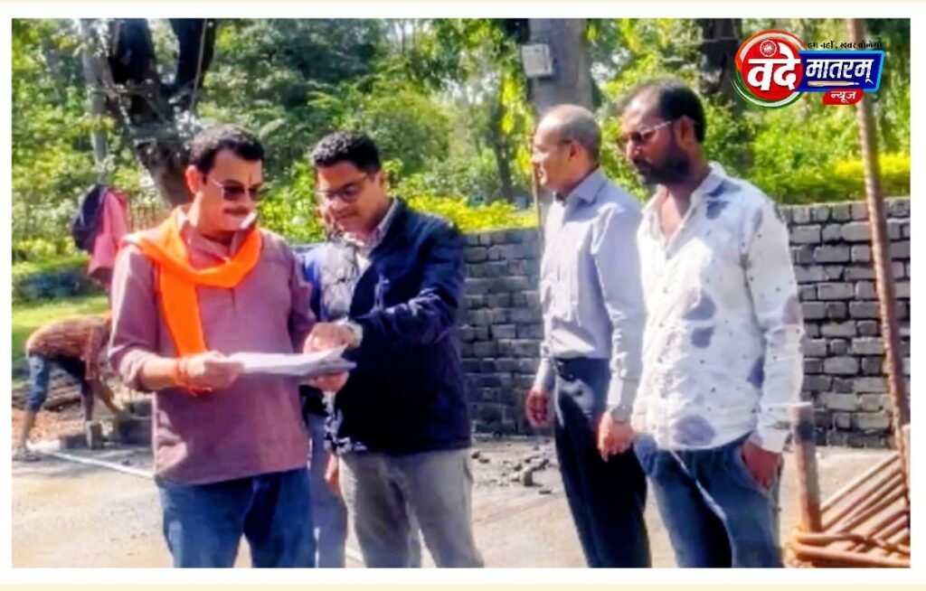 Ratlam : MP-43 मार्केट के निर्माण में गुणवत्ता और सुविधाओं पर महापौर की नजर 1 Ratlam Mayor Prahlad Patel