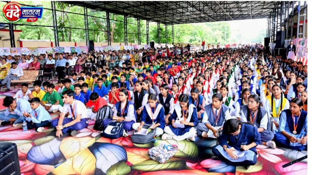 Ratlam : मेरे सपनों का भारत में बच्चों ने उकेरी विकसित राष्ट्र की कल्पना 2 20260927 074500