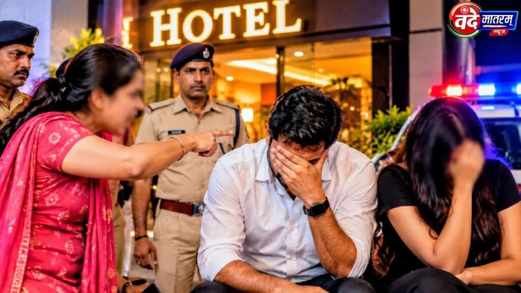 Ratlam : होटल में पति को दूसरी युवती के साथ देख भड़की पत्नी, अब एफआईआर दर्ज 1 Husband caught at a hotel in Ratlam